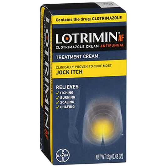 Lotrimin AF Jock Itch Antifungal, Jock Itch, and Athlete's Foot Cream, 0.42 Ounce (Pack of 1) (Packaging May Vary)