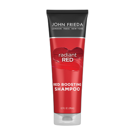 John Frieda Radiant Red, Color Boosting Shampoo, Enhances, Protects, & Hydrates with Pomegranate Extract and Vitamin E for Natural or Color-Treated Hair, 8.3 Oz