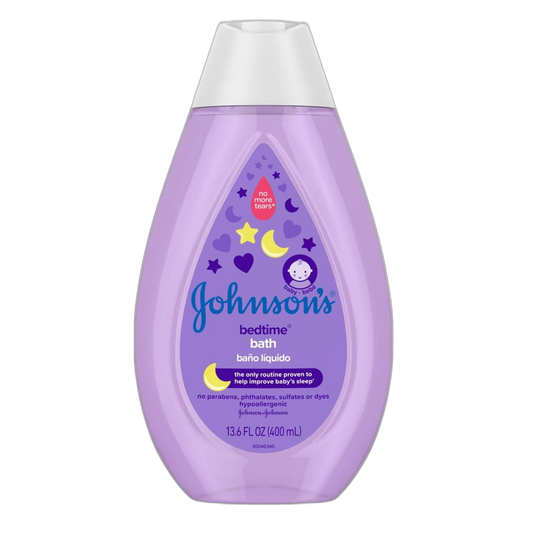 Johnsons Tear-Free Baby Bedtime Bath 13.6 Ounce (400ml) (2 Pack)