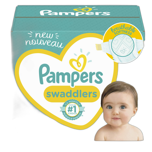 Diapers Size 2, 29 Count - Pampers Swaddlers Disposable Baby Diapers, Jumbo Pack