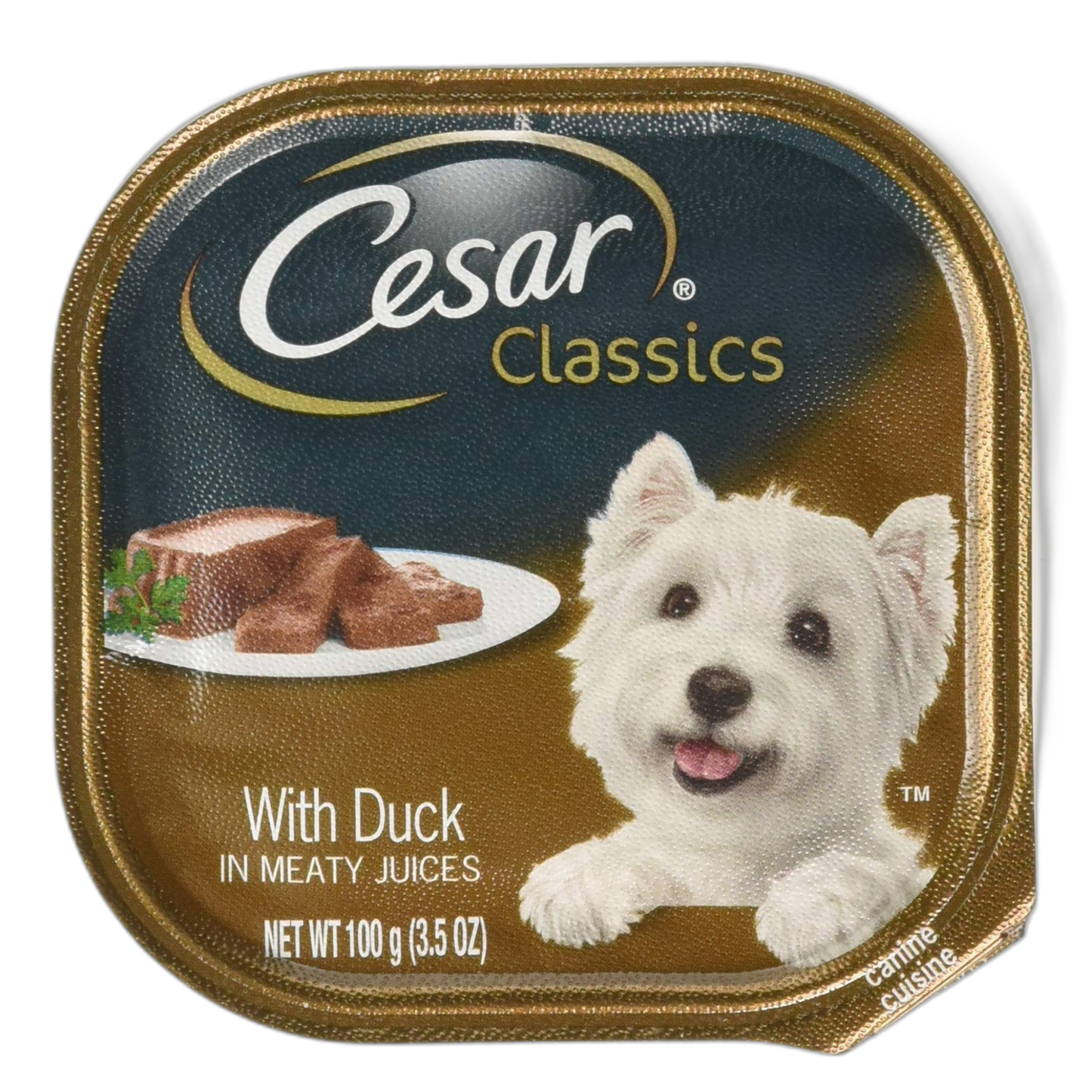 CESAR CLASSICS With Duck in Meaty Juices Dog Food Trays 3.5 Ounce