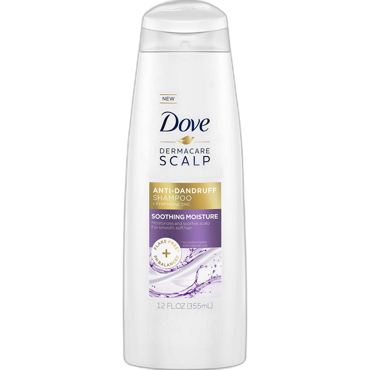 Dove Dermacare Scalp Anti-Dandruff Shampoo Soothing Moisture 12 oz
