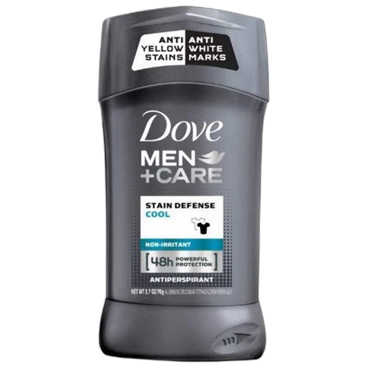 Dove Men+Care Antiperspirant Deodorant Stick Stain Defense Cool 2.7 (Pack of 4)