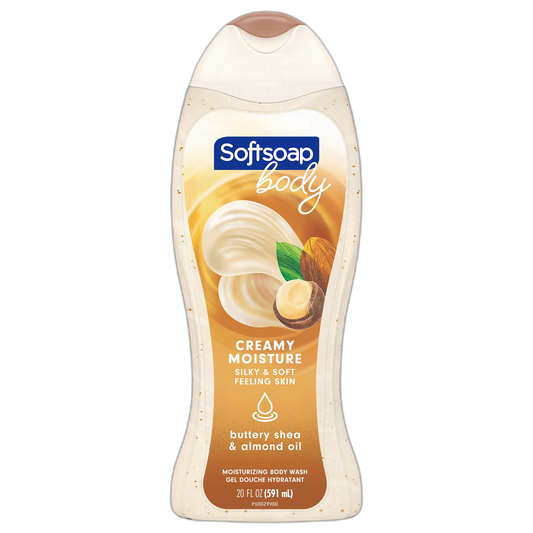 Softsoap Moisturizing Body Wash, Shea & Almond Oil - 20 Fluid Ounce