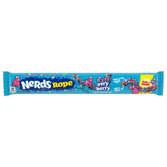 Nerds Candy Rope, Very Berry, .92 Oz, 1 Count