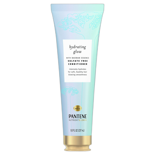 Pantene Sulfate Free Conditioner, Hydrates Dry Damaged Hair, Nutrient Blends with Baobab Essence, Safe for Color Treated Hair, 8.0 oz
