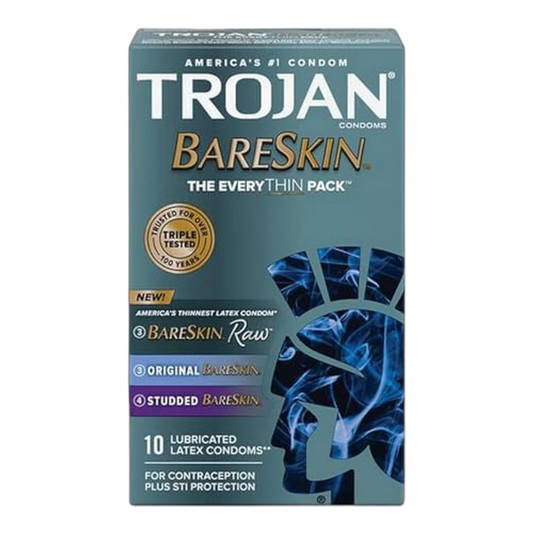 Trojan Bareskin Condoms, Everythin Variety Pack, 10 Count