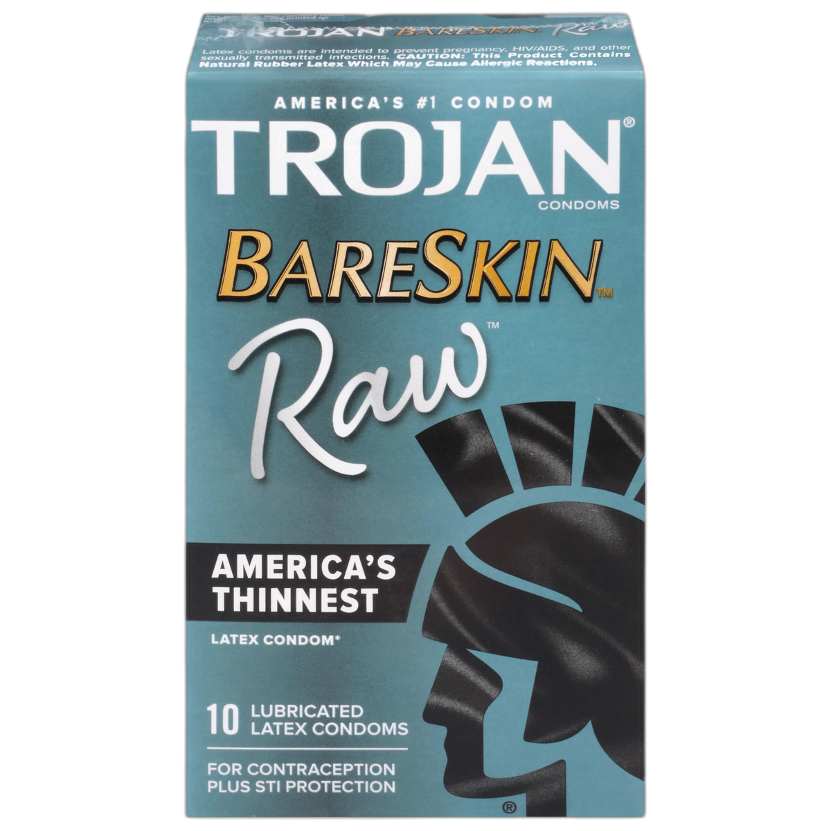 Trojan Bareskin Raw Condom - Pack of 10