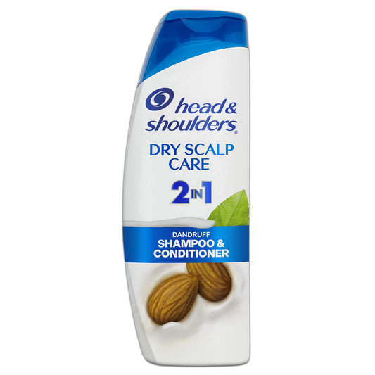 Head and Shoulders 2 in 1 Dandruff Shampoo and Conditioner, Dry Scalp Care 12.5 oz