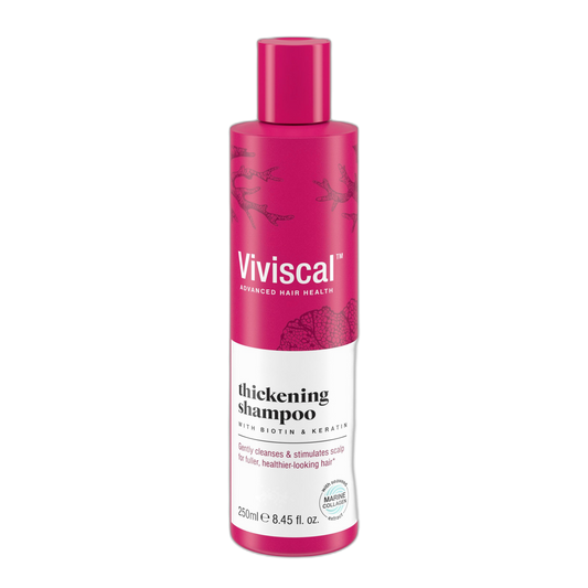 Viviscal Thickening Shampoo, Formulated With Biotin And Keratin, Fortified With Marine Collagen And Seaweed Extract, Strengthens And Reduces Breakage, Healthier Looking Hair 250ml (8.45 fl. oz.)