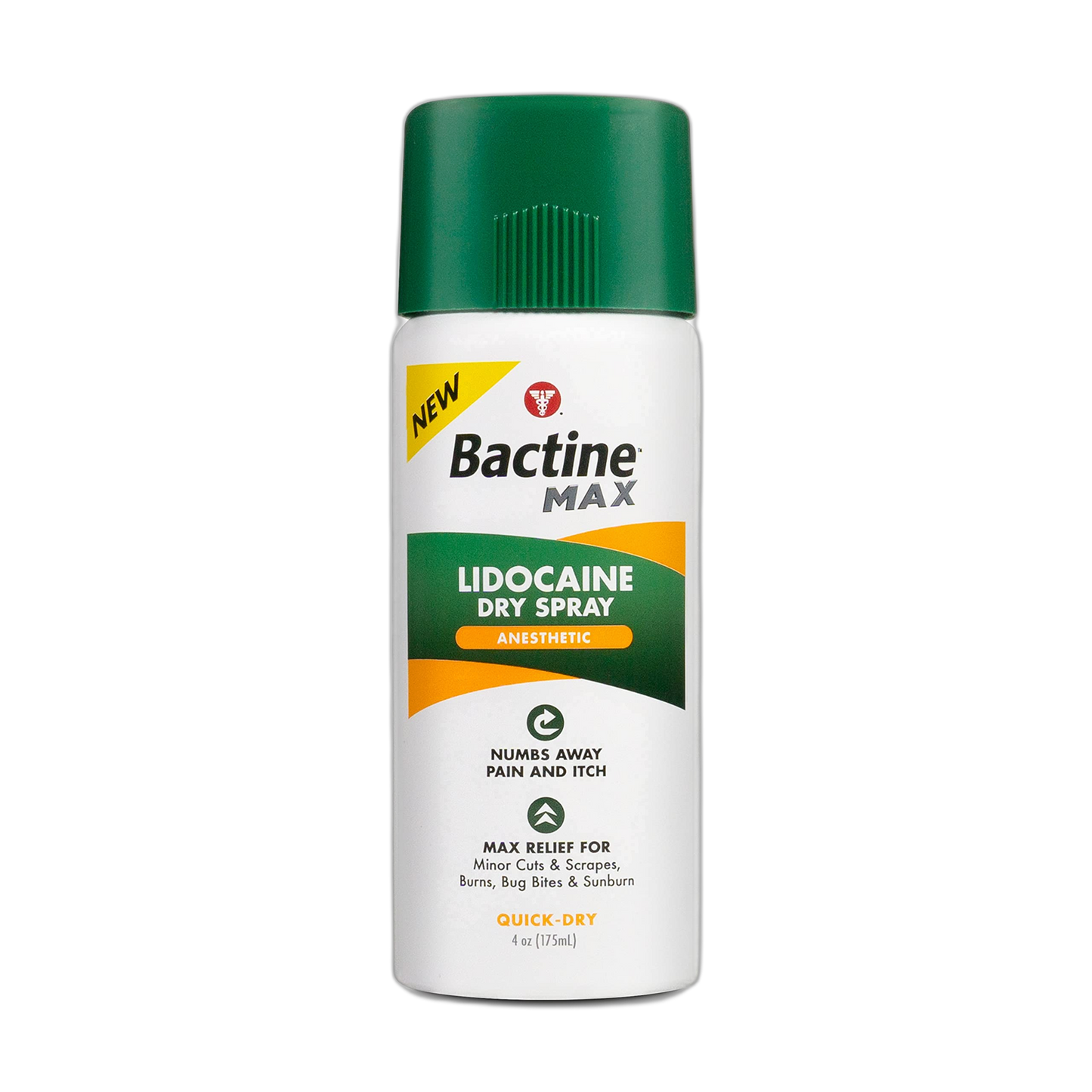 Bactine MAX Dry Spray for Pain Relief with 4% Lidocaine - Numbing Lidocaine Spray with Cooling First Aid - Pain + Itch Relief For Minor Cuts & Scrapes, Burns, Bug Bites, Sunburns & Postpartum Care - 4