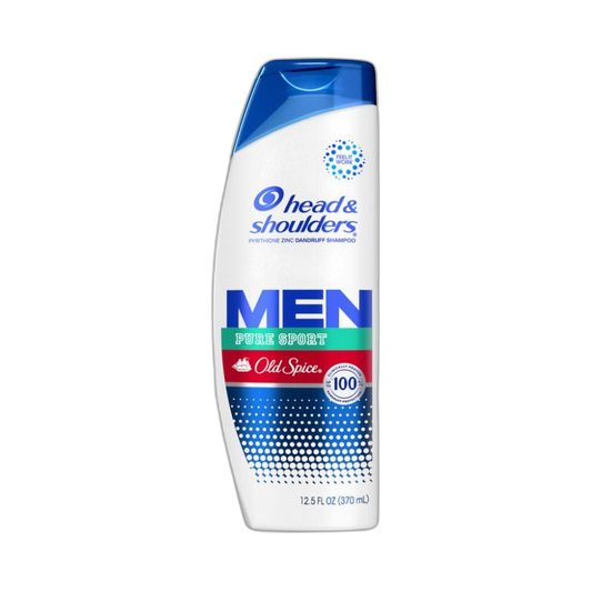 Head & Shoulders Men Old Spice Pure Sport Anti-Dandruff Shampoo, Paraben Free 12.5 Fl Oz (Pack of 2)