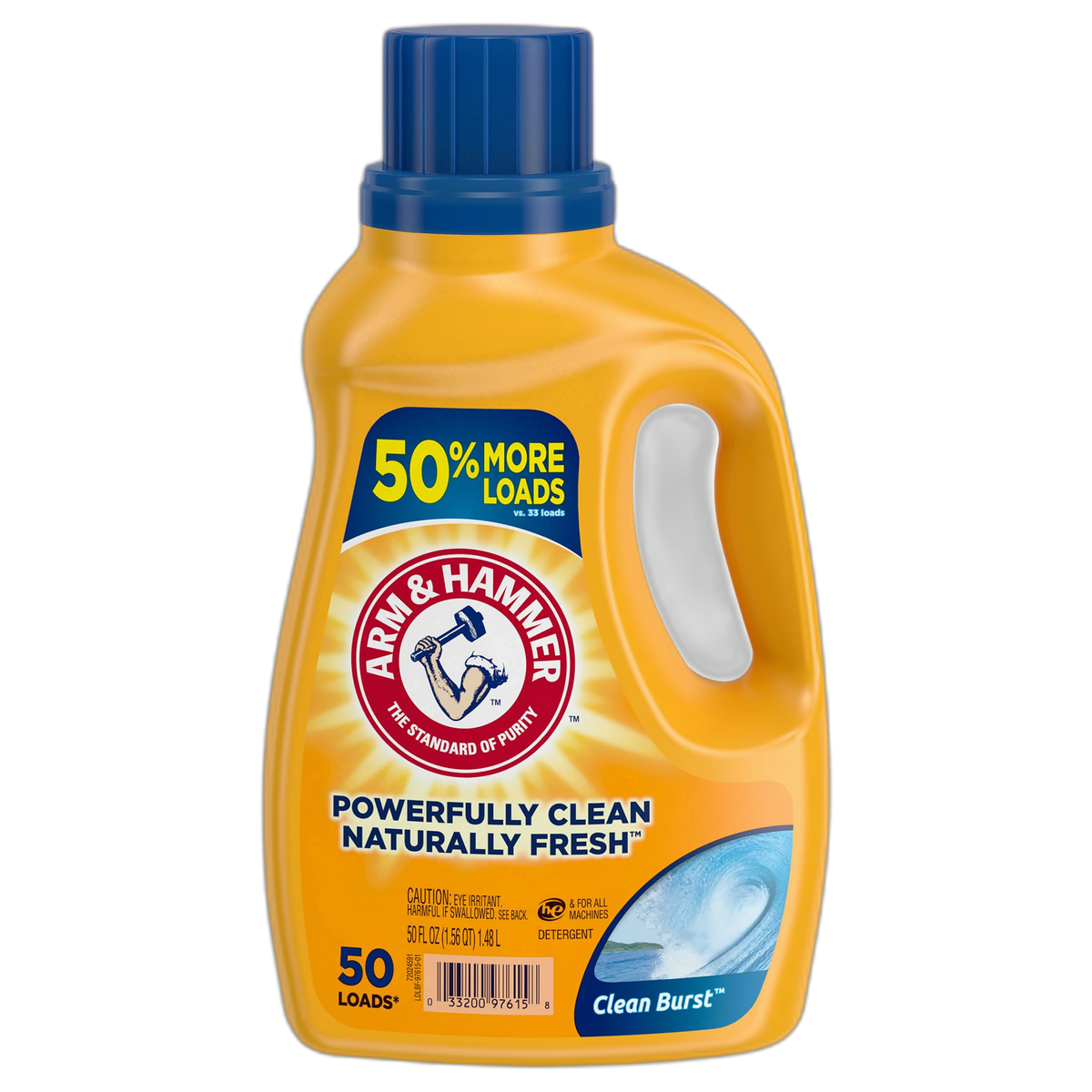 Arm & Hammer, Liquid Detergent Clean Burst, 50 Fl Oz
