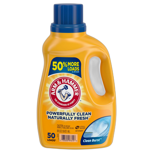 Arm & Hammer, Liquid Detergent Clean Burst, 50 Fl Oz