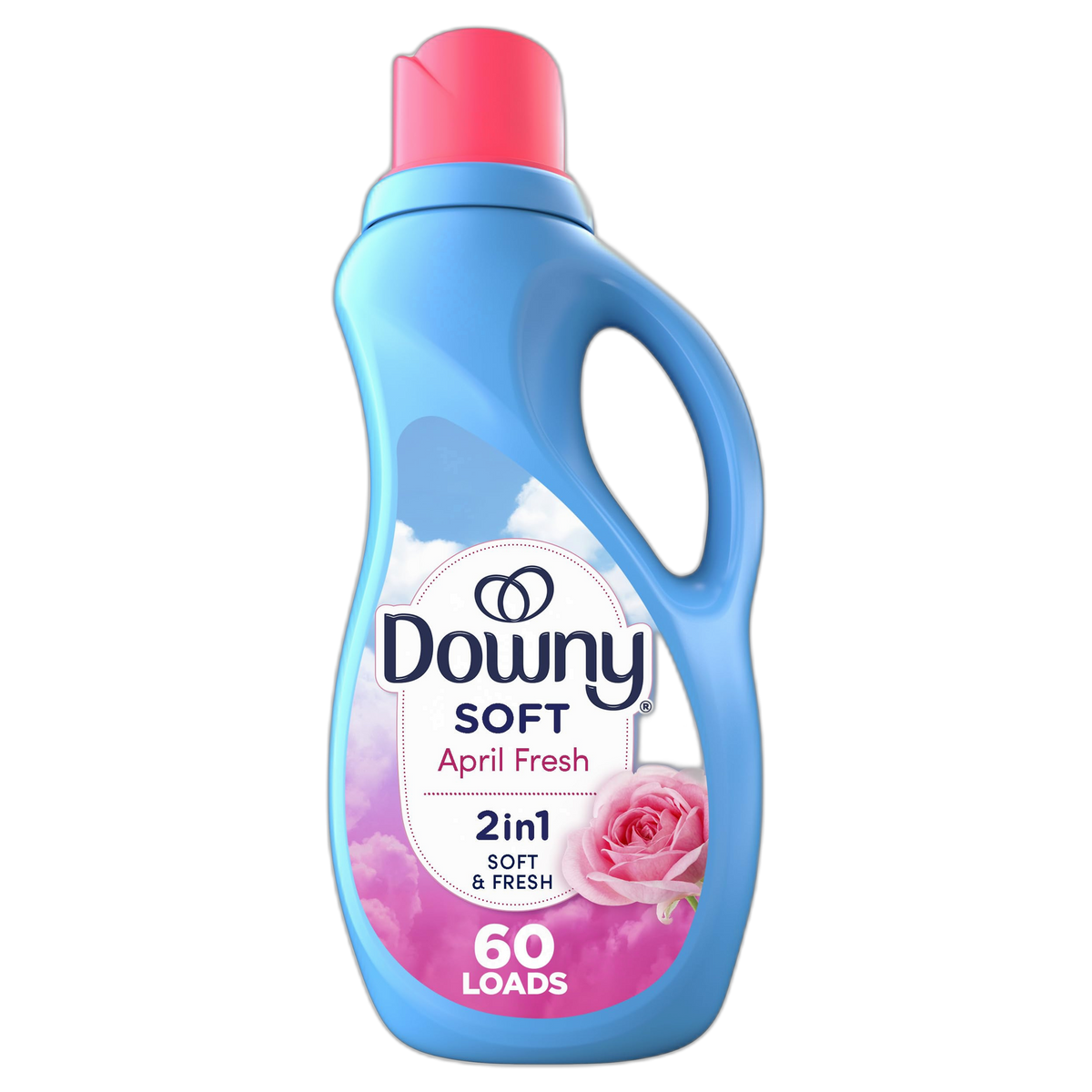 Downy Fabric Softener Liquid, April Fresh Scent, 44 fl oz, 60 Loads