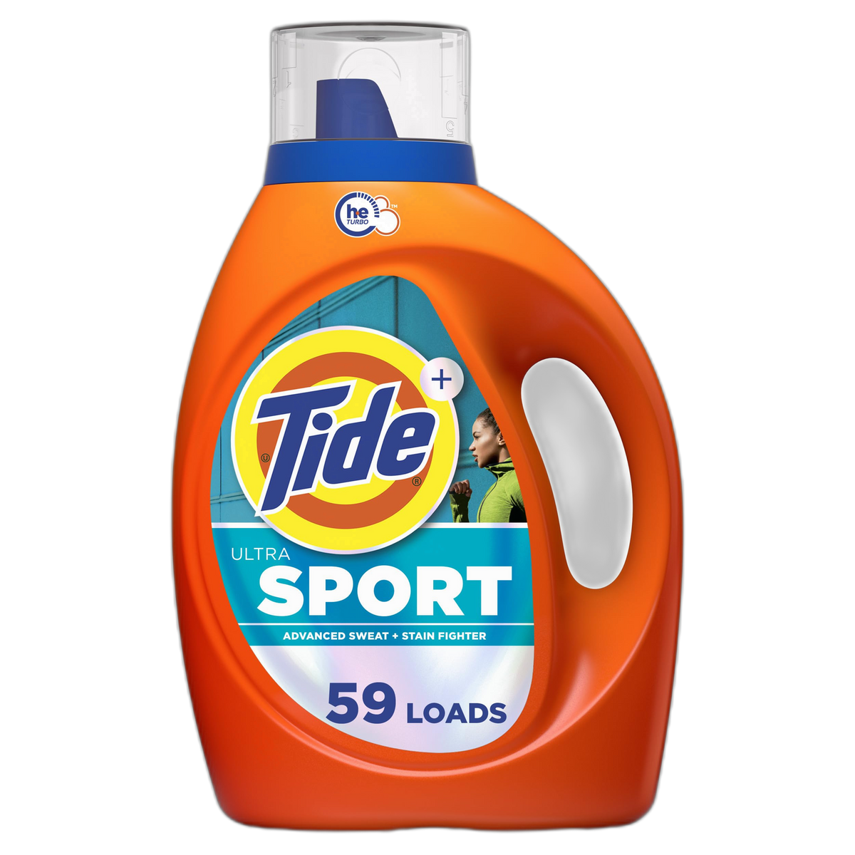 Tide Plus Febreze Sport Odor Defense HE Turbo Clean Liquid Laundry Detergent, 84 fl oz, 59 loads