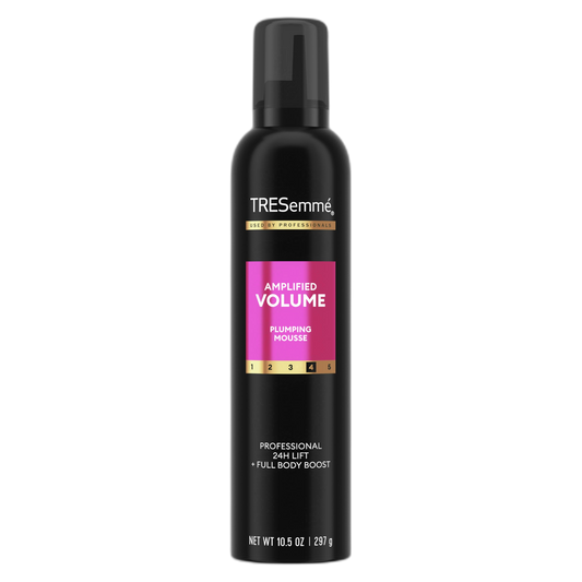 TRESemmé Plumping Mousse Amplified Volume for 24H Lift and Body with Pro Lock Technology 10.5 Fl Oz