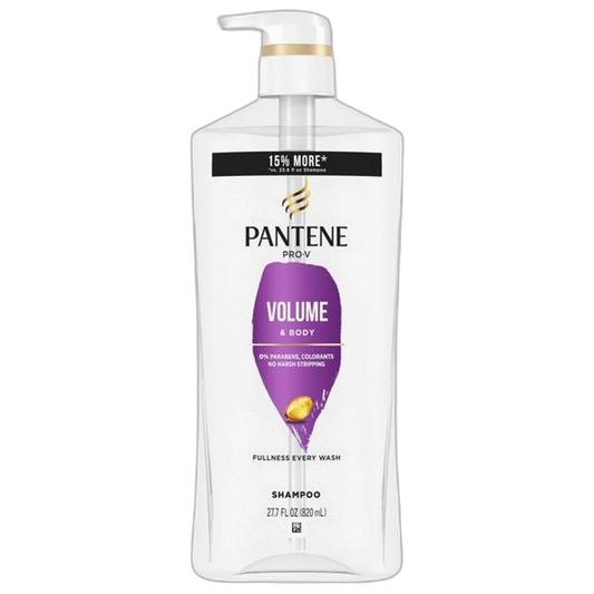 Pantene Sheer Volume, 72 HR Fullness Shampoo, 820 mL