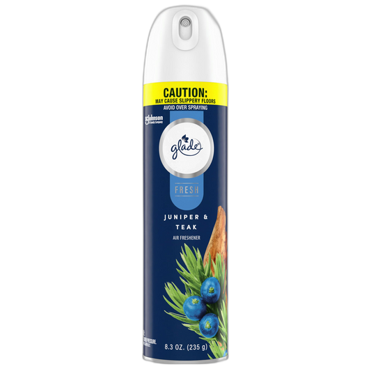 Glade, Aerosol Air Freshner Juniper & Teak, 8.3 Ounce