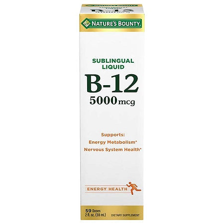 Nature's Bounty #18187 B-12 Mcg Liquid 2 oz product image 1