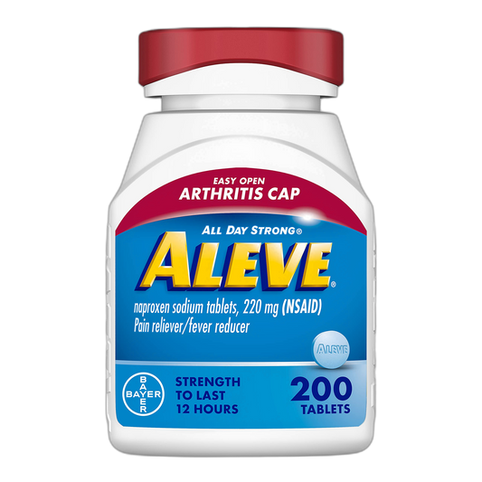 Aleve Easy Open Arthritis Cap Tablets, Naproxen Sodium for Pain Relief ? 200 Count