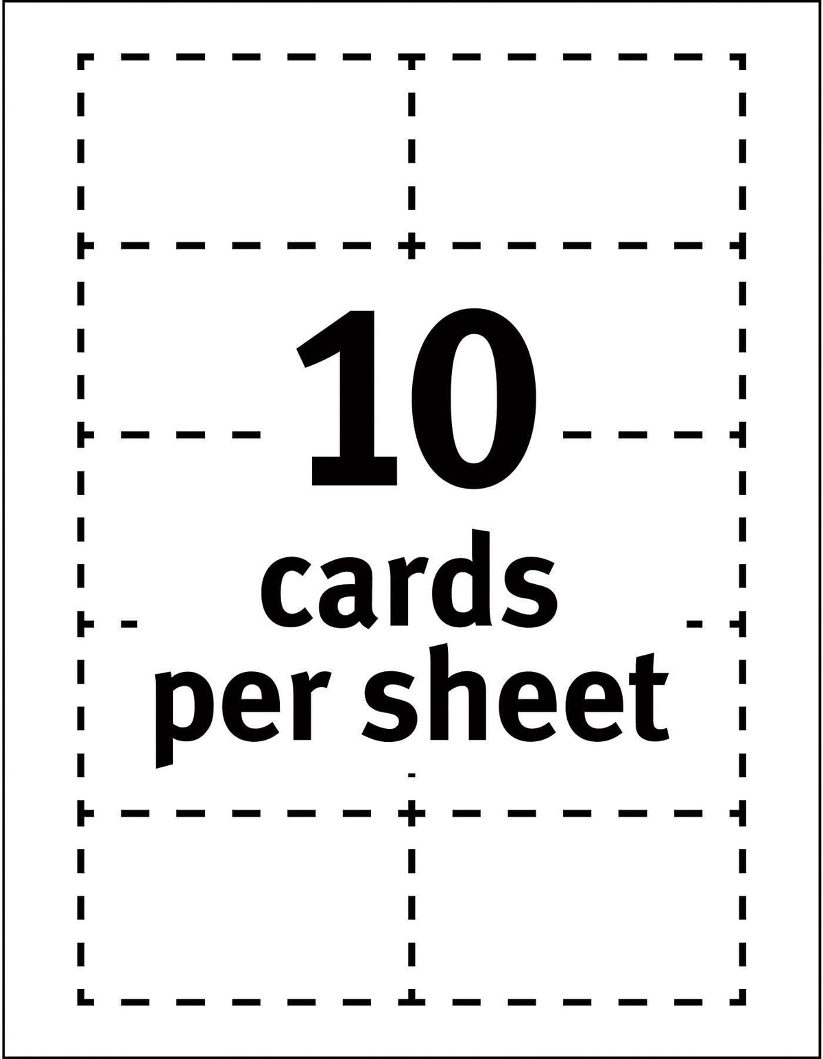 AVE8873 - Avery 2-Side Printable Clean Edge Business Cards