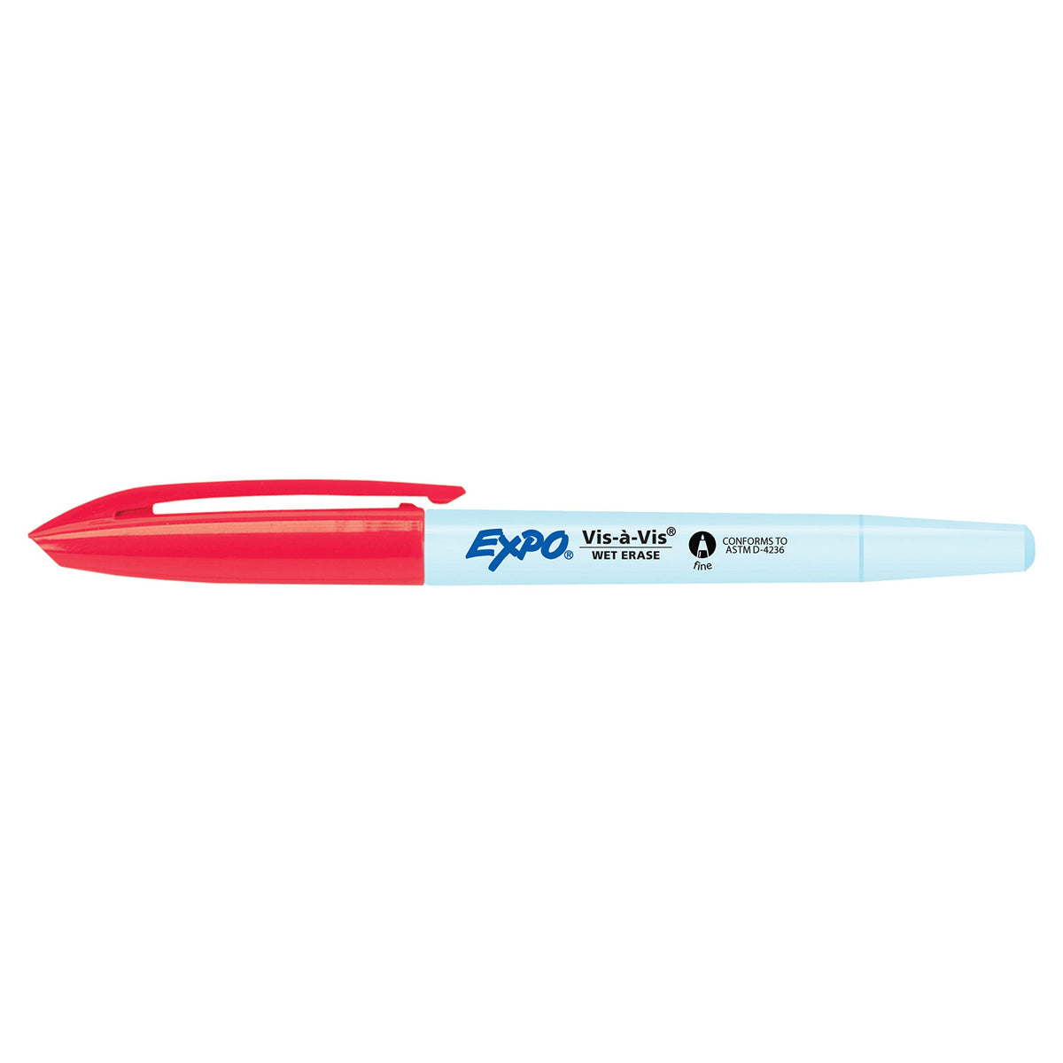 EXPO Vis-A-Vis Wet-Erase Overhead Transparency Markers, Fine Point, 12-Count