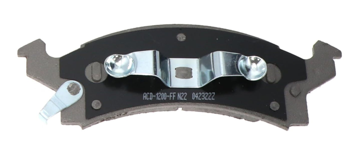ACDelco Silver 14D506M Semi-Metallic Front Disc Brake Pad Set with Wear Sensor