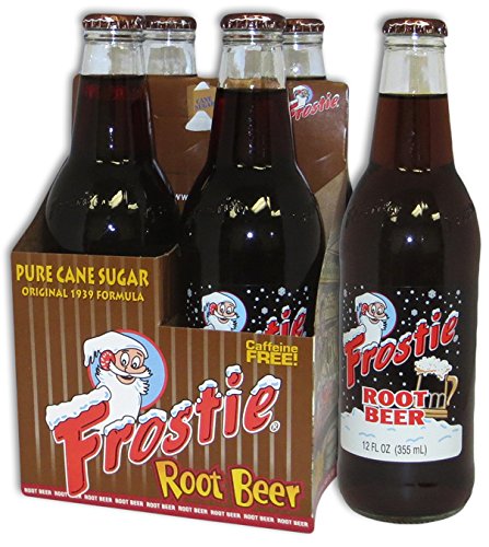 Frostie Soda 12 ounce Glass Bottles (Root Beer, 6)
