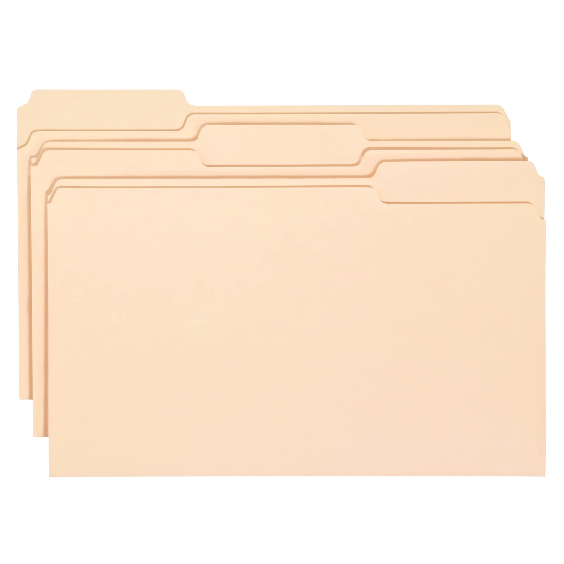 Smead 100% Recycled File Folder, 1/3-Cut Tab, Legal Size, Manila, 100 per Box (15339)