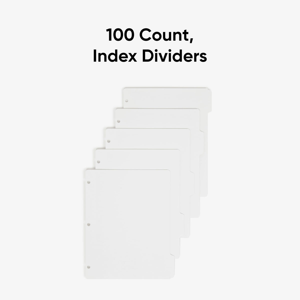 Smead, SMD89415, Three-Ring Binder Index Dividers, 20 / Box