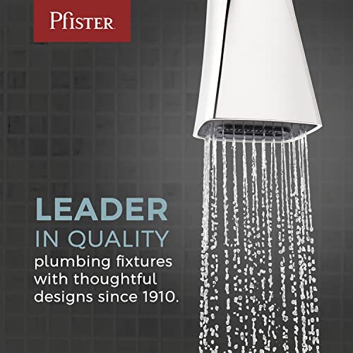 Pfister Push & Seal Pop Up Drain Stopper Assembly Kit for Bathroom Sink, Polished Chrome Finish, 972097A