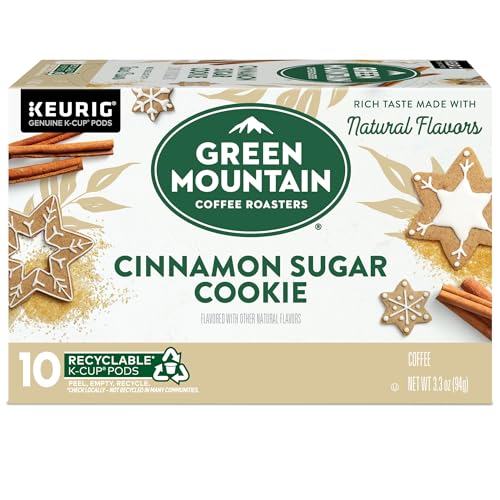 Green Mountain Coffee Roasters Cinnamon Sugar Cookie Coffee, Keurig Single Serve K-Cup Pods, 60 Count