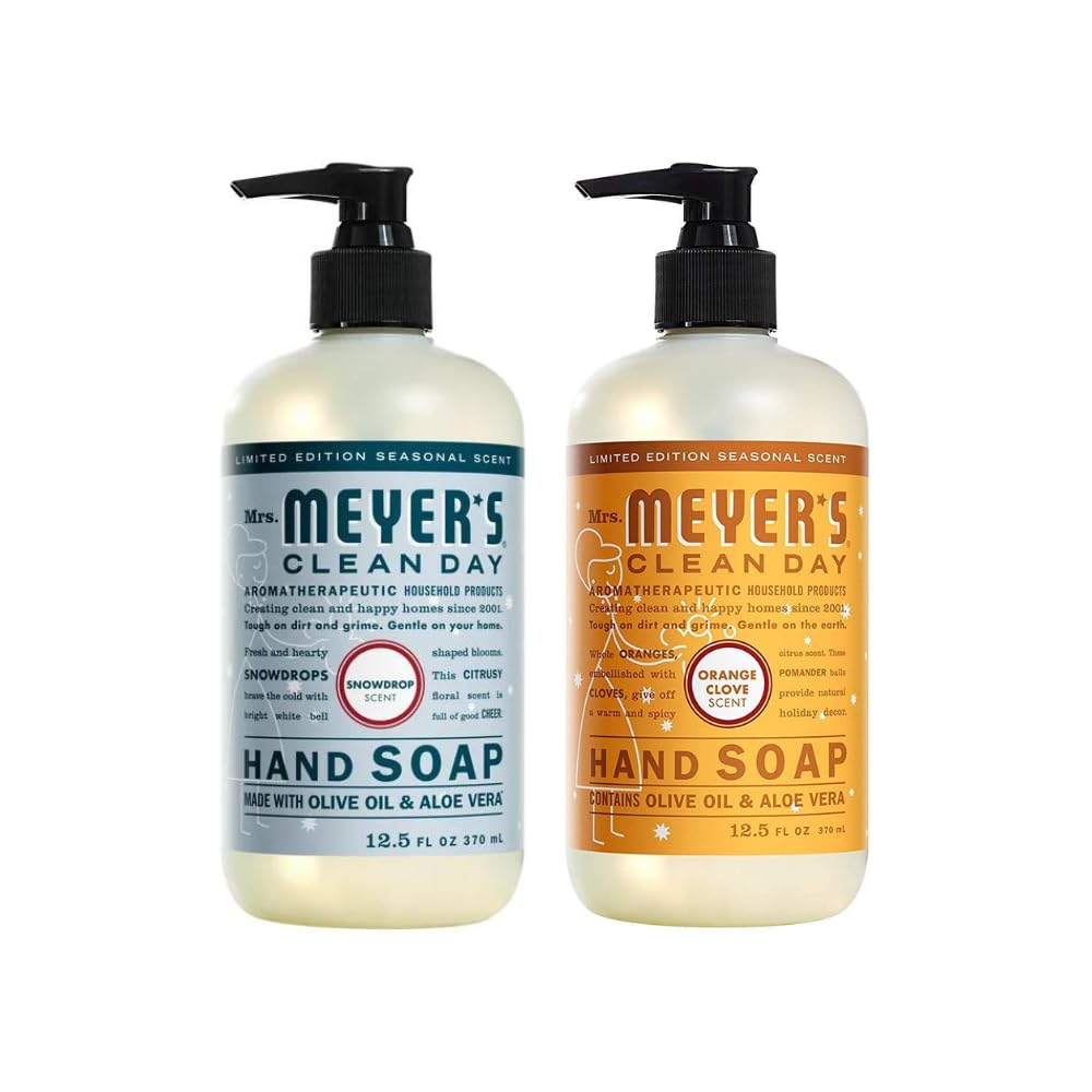 Mrs. Meyer's 12.5 Oz (Orange Clove + Snow Drop)