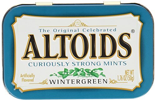 Altoids Wintergreen Curiously Strong Mints 1.76 oz (Pack of 16)
