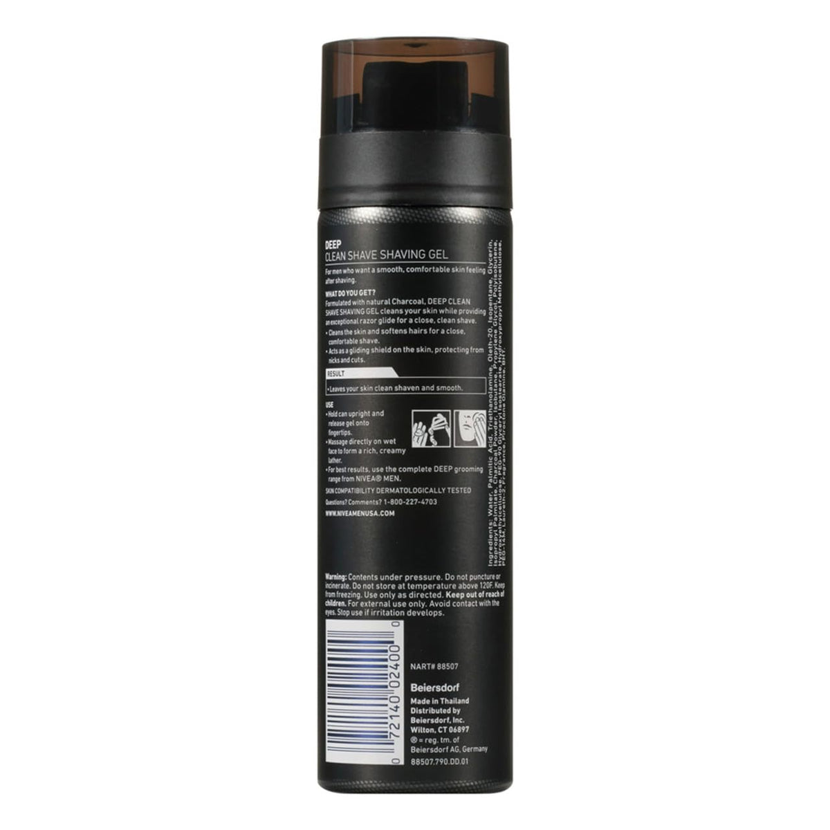 Nivea Men Deep Clean Shave Gel 7 Oz