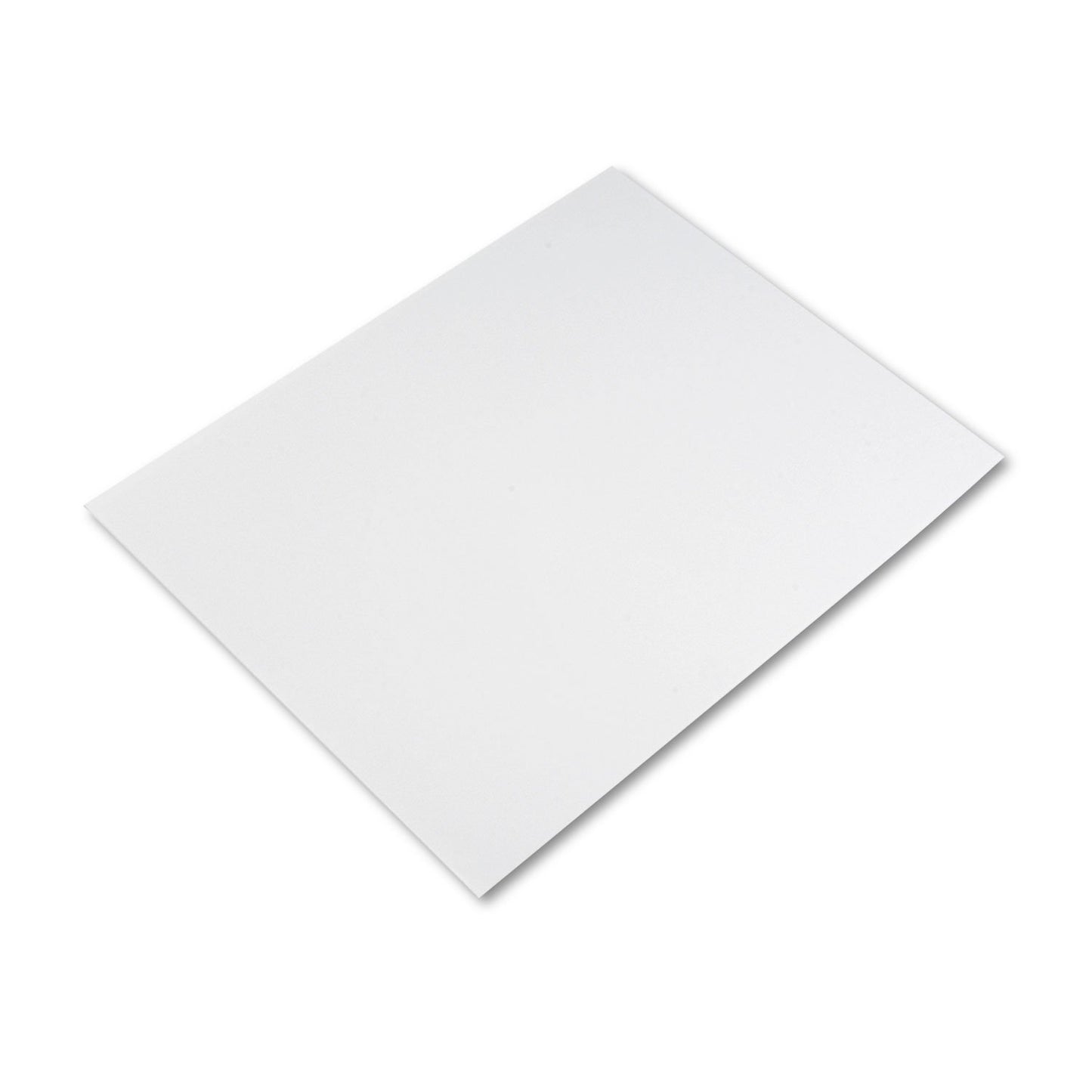 Pacon 104159 Peacock Four-Ply Railroad Board, 22 x 28, White, 25/Carton