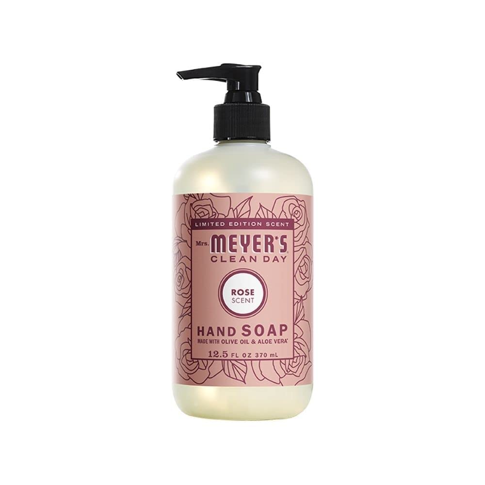 Mrs. MEYER'S CLEAN DAY Holiday Hand Soap Bundle (Mint + Lilac + Daisy + Rose)