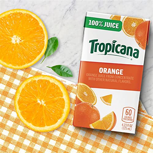 Tropicana 100% Juice Box, 3 Flavor Classic Variety Pack, 4.23oz (Pack of 44)