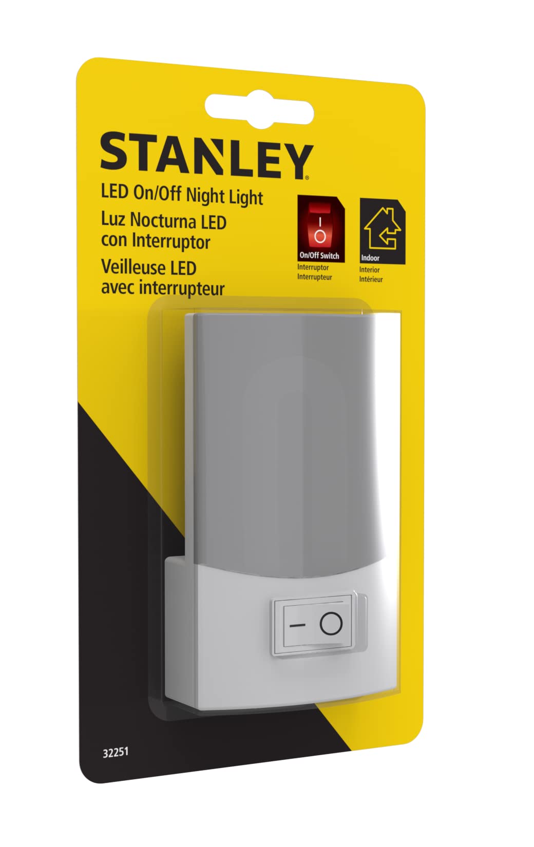 Stanley CF2-LED 32251 Plug-In Led Night Light with On/Off Switch