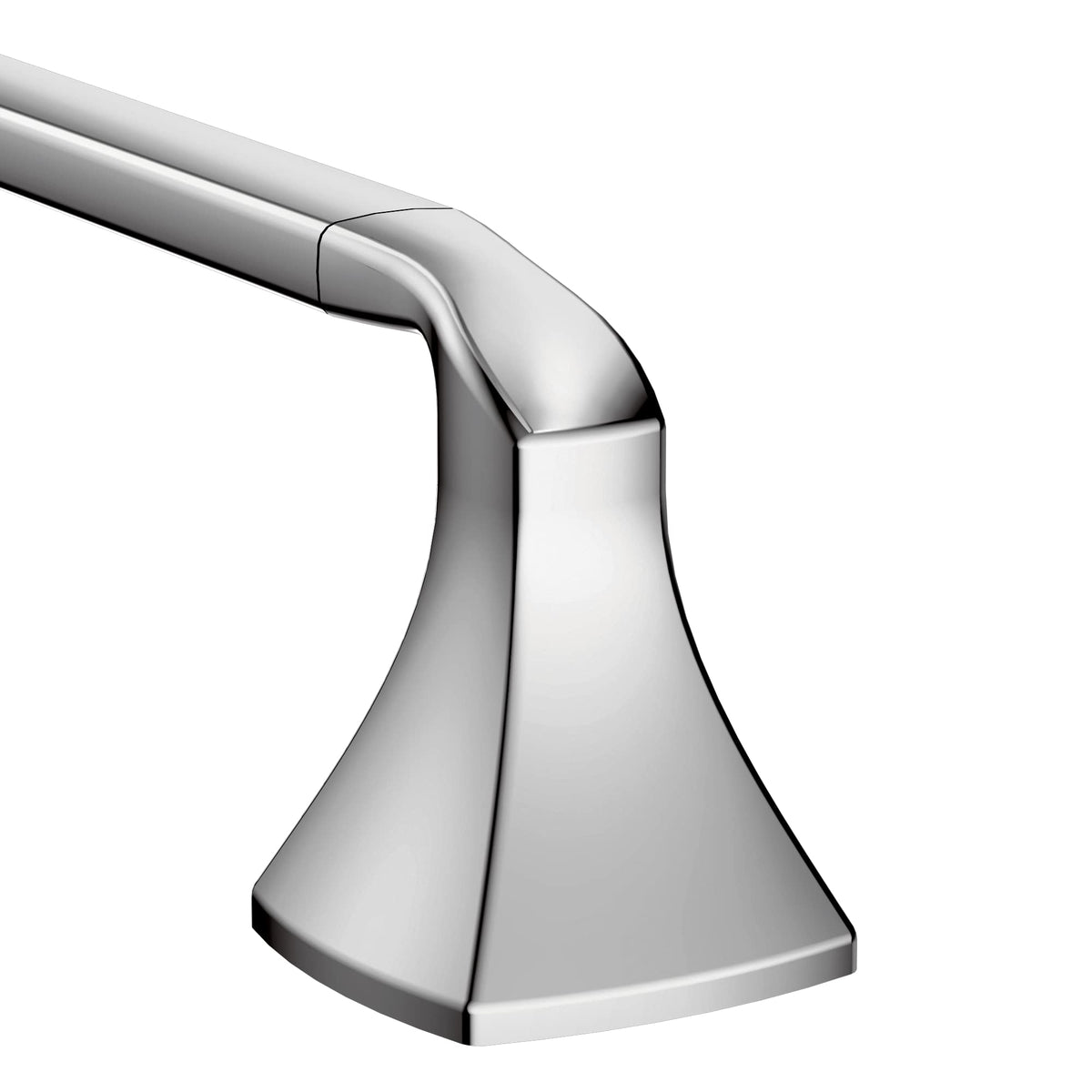 Moen YB5118CH Voss 18-Inch Single Towel Bar, Chrome
