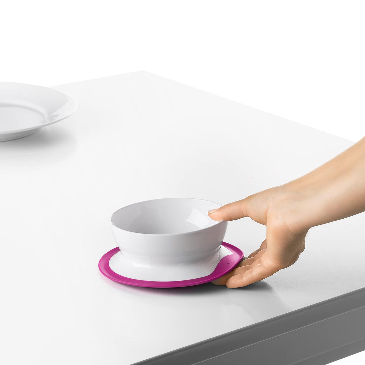 OXO Tot Stick & Stay Suction Bowl - Pink