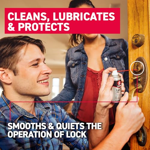 3-IN-ONE Lock Dry Lube, 2.5 OZ [12-Pack]