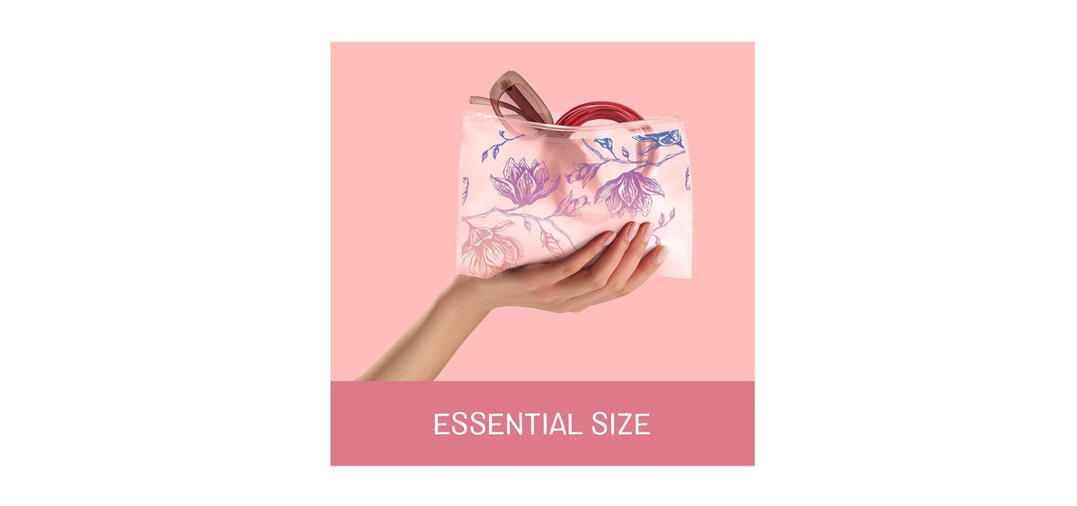 Ziploc Contain the Clutter Reusable Makeup and Accessory Bags