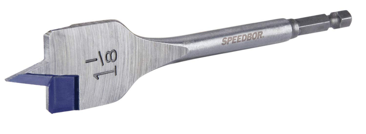 Irwin Tools IRWIN SPEEDBOR Spade Wood Drill Bit 1-1/8" X 6" (88818)