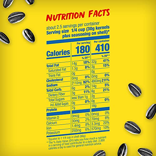 BIGS Sunflower Seeds, Old Bay Seasoned Flavor, 5.35 oz. (Pack of 12)