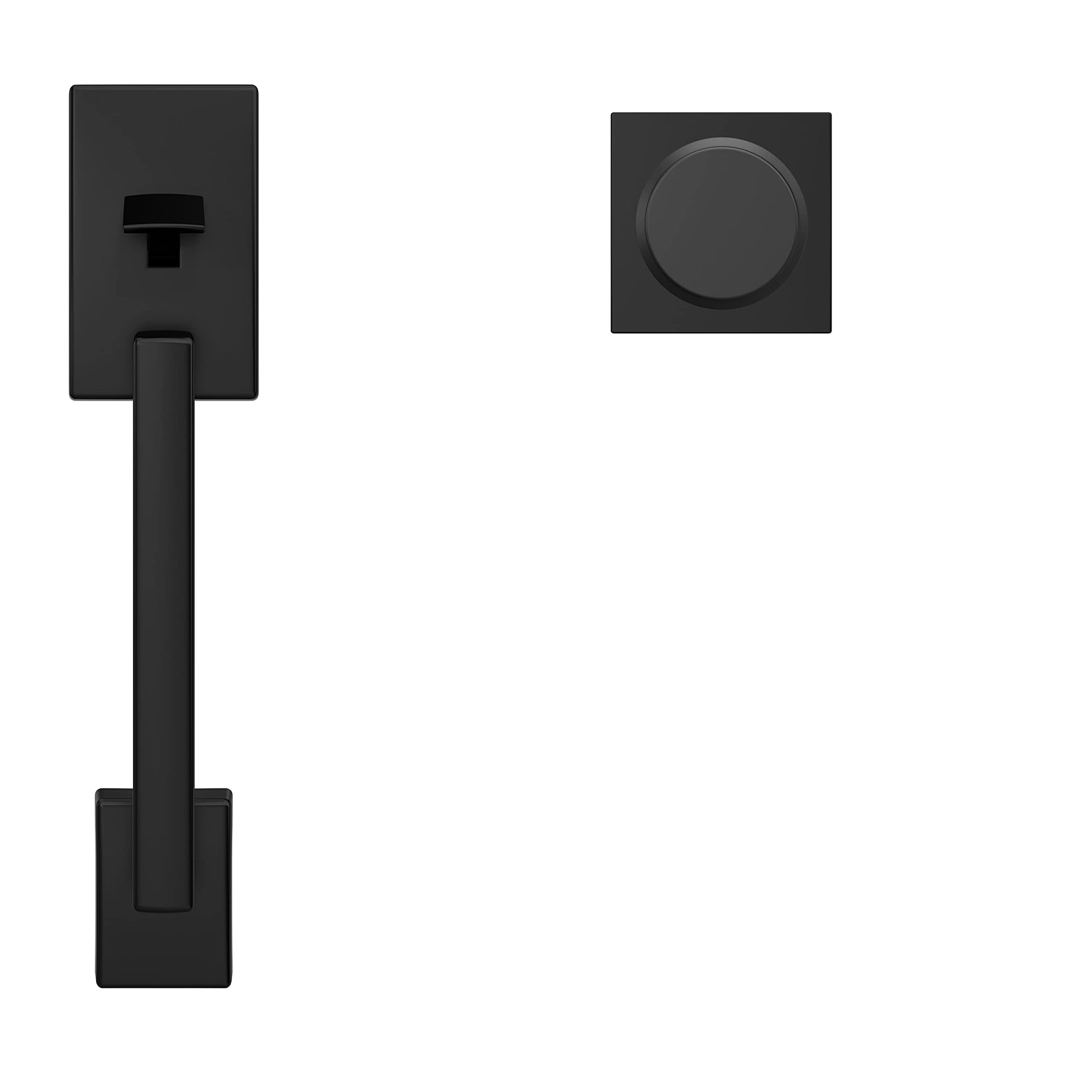 SCHLAGE FE285 CEN 622 BWE COL 16-080 10-027 134 Front Entry Handleset Interior, Collins Trim, Matte Black