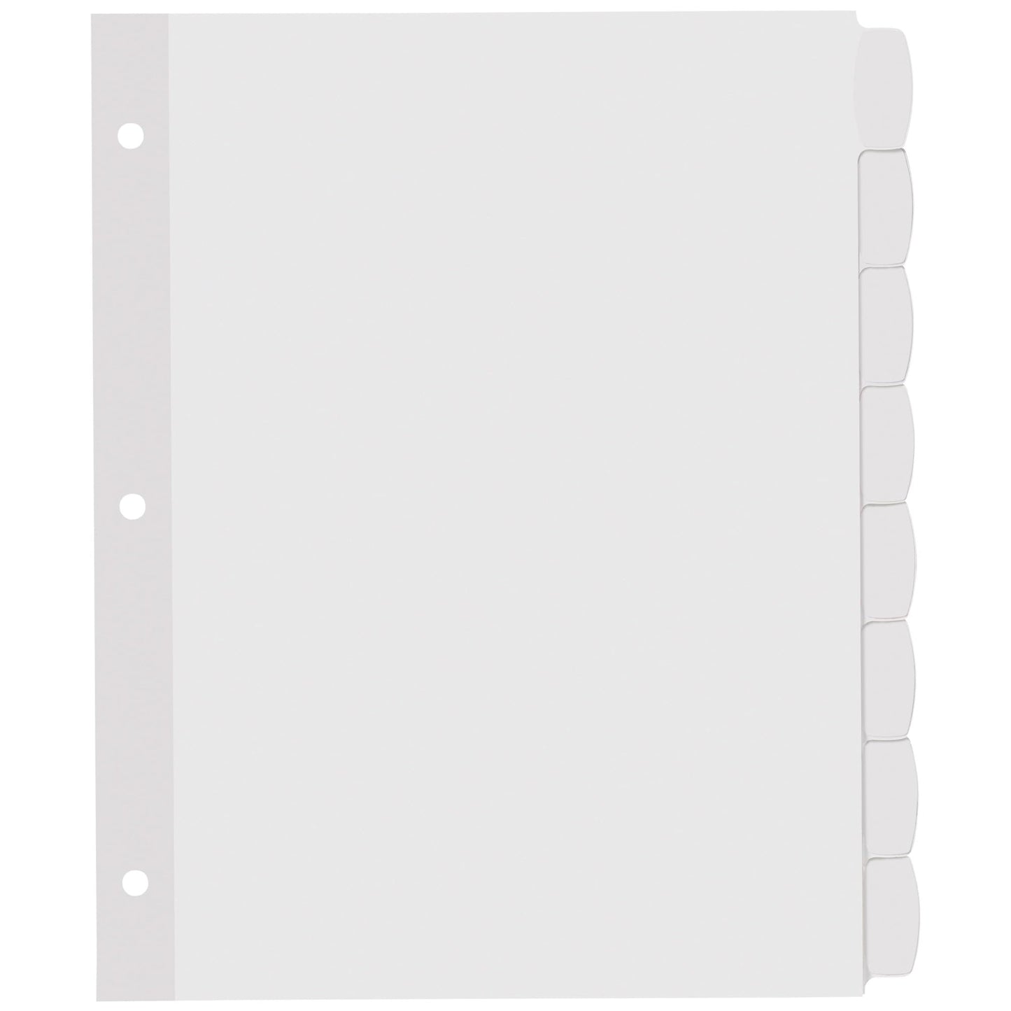 Avery Big Tab Printable White Label Dividers with Easy Peel, 8 Tabs, 4 Sets (14433)