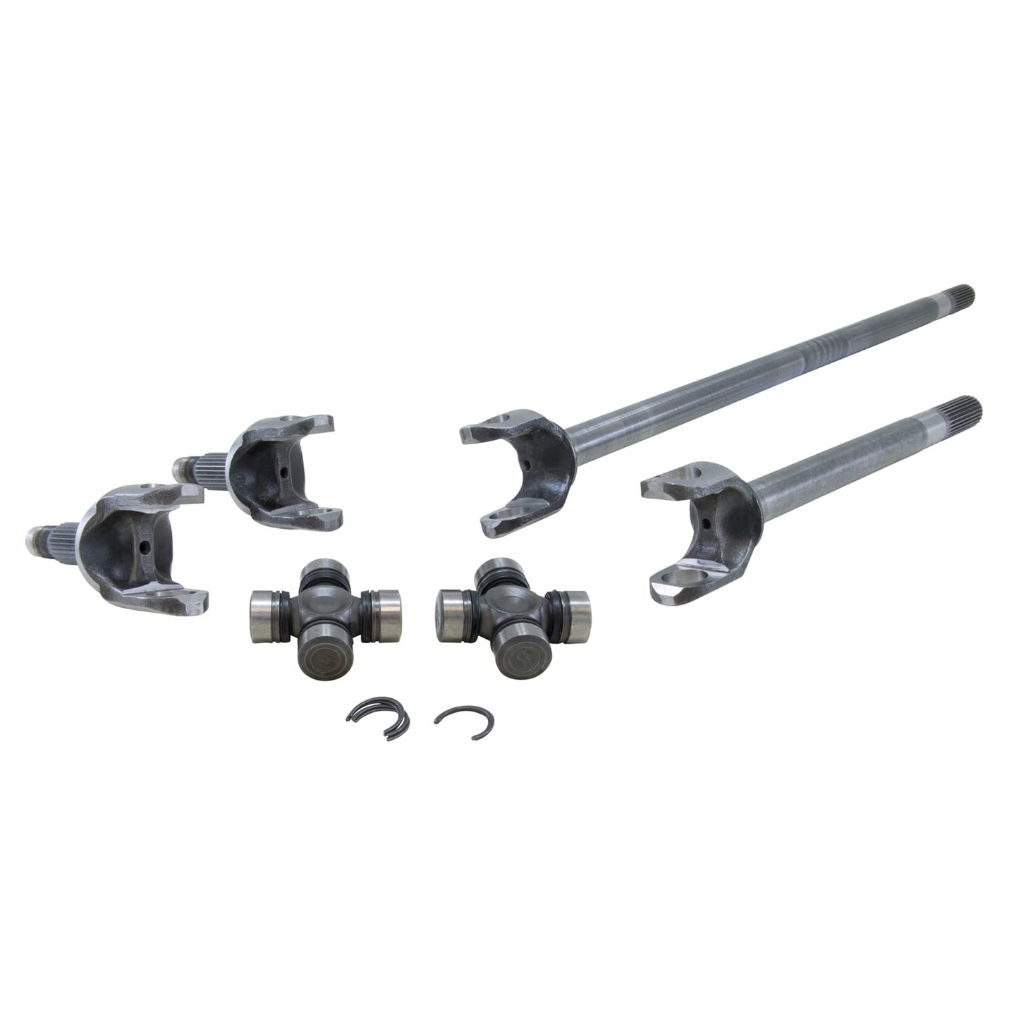Yukon Gear & Axle (YA W24164) Replacement Axle Kit for Jeep JK Non-Rubicon 27-Spline Front Differential 4340 Chrome-Moly