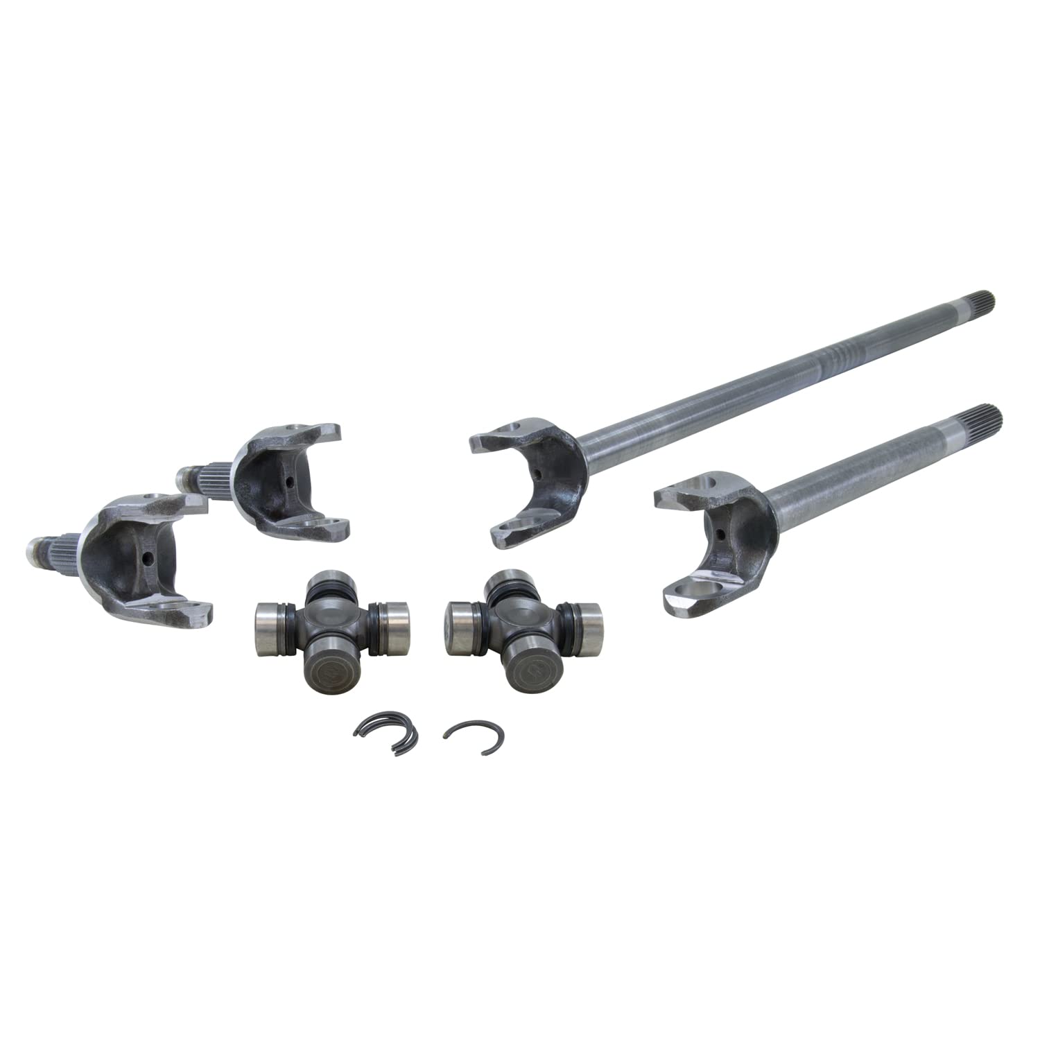 Yukon Gear & Axle (YA W24164) Replacement Axle Kit for Jeep JK Non-Rubicon 27-Spline Front Differential 4340 Chrome-Moly